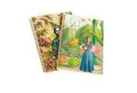 Two bright and colourful Frida Kahlo Notebooks
