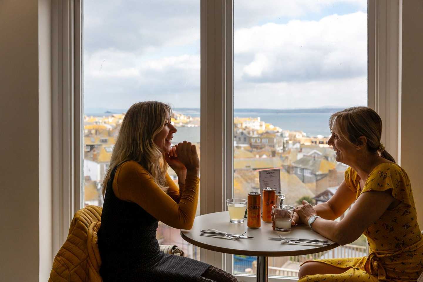 Two Customers With Drinks Tate St Ives Cafe 2.width 1440